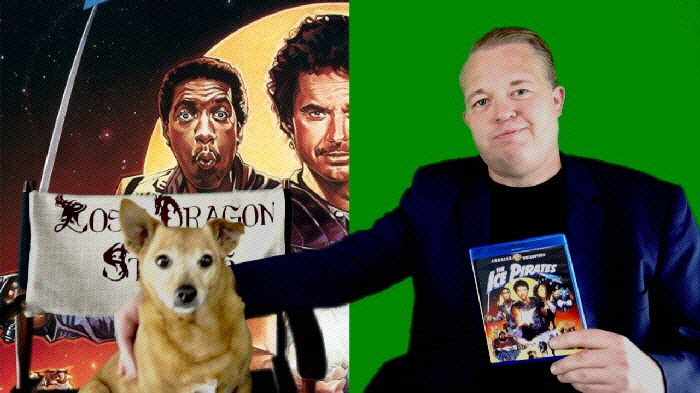 Travis and Beaux shooting a promo for the 2020 Quarantined Con. Using the studio's green screen capabilities, we superimposed the movie poster behind the stars